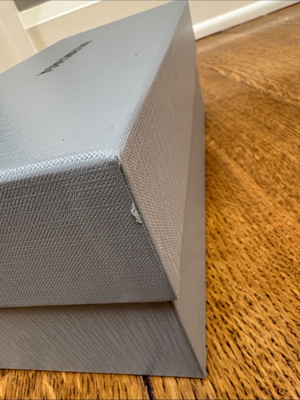 Balenciaga Light Gray Storage Box with Center Logo - Picture 4 of 11